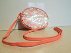 C&A Accessoires fluo pink ovaal glittertasje met rits, Handtassen en Accessoires, Tassen | Damestassen, Ophalen of Verzenden, Nieuw
