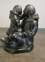 sculptuur moeder en kind - Boma - Canada [1939], Antiek en Kunst, Ophalen of Verzenden