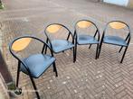 Vier stoelen in metaal, Vier, Metaal, Ophalen