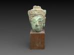 Petite tête de Bouddha, bronze, Thaïllande, Enlèvement ou Envoi