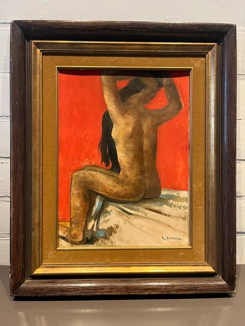 Erotisch naakt/ Raymond Dierickx/ zeldzaam later werk, Antiek en Kunst, Kunst | Schilderijen | Modern, Ophalen of Verzenden