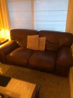 Lederen salon, Huis en Inrichting, Zetels | Complete zithoeken, Ophalen, Gebruikt, Leer