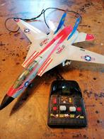 Vintage New Bright 1990 navy F14 Tomcat, Enlèvement ou Envoi, Utilisé