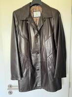 Lederen jas De Wit maat 44, Kleding | Dames, Jassen | Winter, Ophalen, Bruin, Maat 42/44 (L), Nieuw