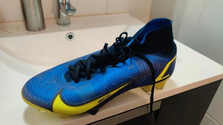 Nike Mercurial Elite Superfly 8 FG (MAAT 43,5), Sport en Fitness, Voetbal, Gebruikt, Schoenen, Ophalen