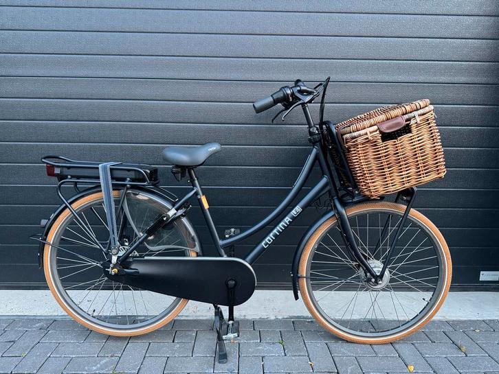 Prachtige Cortina E-U4 Transportfiets – 400W accu – 1800 km, Fietsen en Brommers, Elektrische fietsen, Zo goed als nieuw, Ophalen
