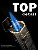 Briquet Maxfire Retro Triple Flame LIVRAISON GRATUITE, Collections, Envoi, Neuf, Briquet