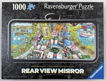 Ravensburger puzzel 1000 st. Rear View Mirror Police Chase beschikbaar voor biedingen