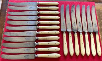 18 Anciens Couteaux de Table F Herder Abr. Sohn Solinger, Enlèvement ou Envoi