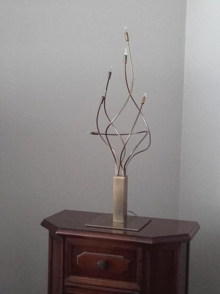 Moderne lampedair, Huis en Inrichting, Lampen | Tafellampen, Zo goed als nieuw, Ophalen