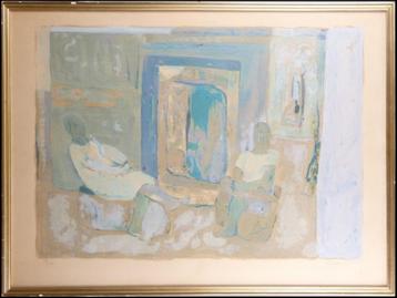 lithographie signe pierre lisieur beschikbaar voor biedingen