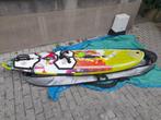 Windsurfing plank Goya quad, Ezzy zeil 5.2m, Ezzy mast 4m, Watersport en Boten, Windsurfen, Ophalen, 5 tot 7 m², Met draagtas