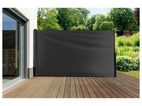 Extra breed windscherm, grijs, Livarno (3,5m), Tuin en Terras, Tuinschermen, Zo goed als nieuw, Aluminium, 150 tot 200 cm, 200 cm of meer