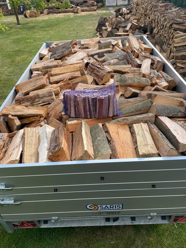 Droog brandhout, Tuin en Terras, Brandhout, Blokken, Eikenhout, 6 m³ of meer, Ophalen