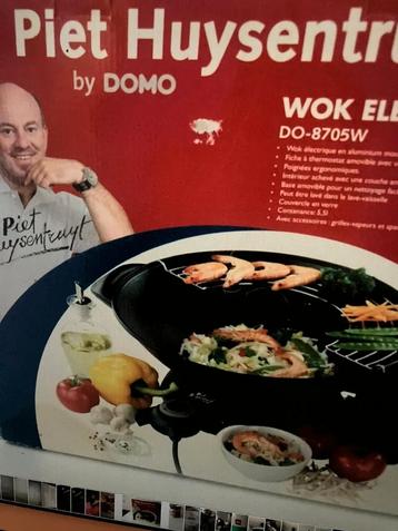 Elektrische wok - nieuw Piet Huysentruyt, Electroménager, Enlèvement, Comme neuf
