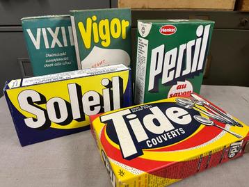 Oude waspoeders Persil Soleil Vigor Tide beschikbaar voor biedingen
