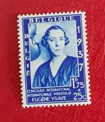 1937 België, Muziekstichting Koningin Elisabeth, postfris, Postzegels en Munten, Postzegels | Europa | België, Verzenden, Zonder stempel