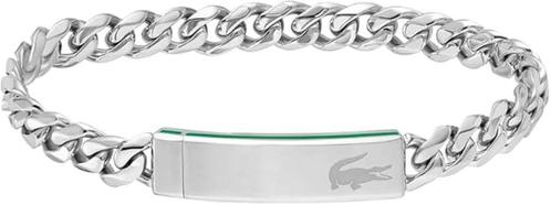 Heren schakelarmband LACOSTE GRATIS LEVERING, Handtassen en Accessoires, Armbanden, Nieuw, Staal, Zilver, Verzenden
