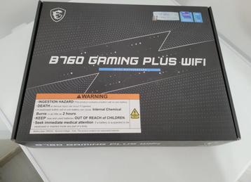 Carte mère MSI B760 gaming plus wifi ddr5 neuve beschikbaar voor biedingen