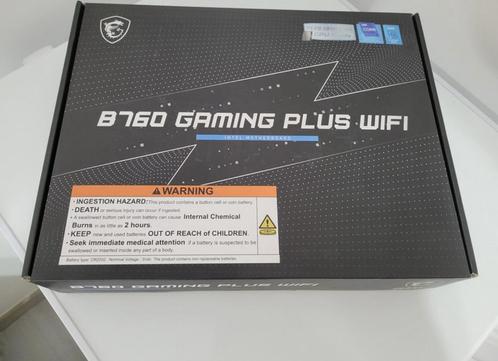 Carte mère MSI B760 gaming plus wifi ddr5 neuve, Computers en Software, Moederborden, Nieuw, Intel, DDR5, Ophalen of Verzenden