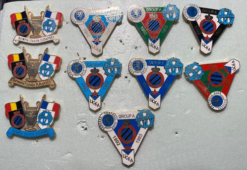 PIN Club Brugge FC BRUGES OM olympique Marseille 3e 't stuk, Verzamelen, Speldjes, Pins en Buttons, Zo goed als nieuw, Speldje of Pin