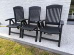 3 Hartman tuinstoelen, Tuin en Terras, Ophalen, Gebruikt, Kunststof, Verstelbaar
