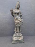 statue en bronze Lakshmi/déesse Sri/Indonésie, Enlèvement ou Envoi, Neuf