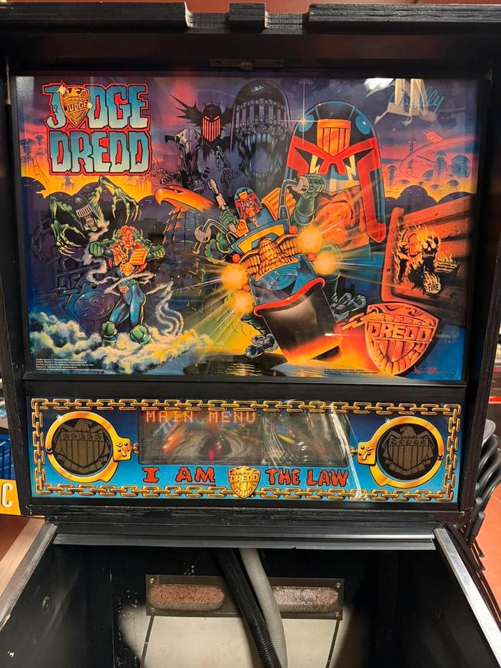 Flipper Judge Dredd, Verzamelen, Automaten | Flipperkasten, Gebruikt, Dot-matrix, Flipperkast, Bally, Ophalen