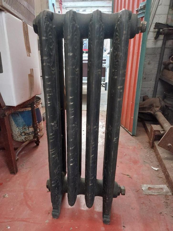 Radiateur en fonte art déco, Bricolage & Construction, Chauffage & Radiateurs, Utilisé, Radiateur, 80 cm ou plus, 60 à 150 cm