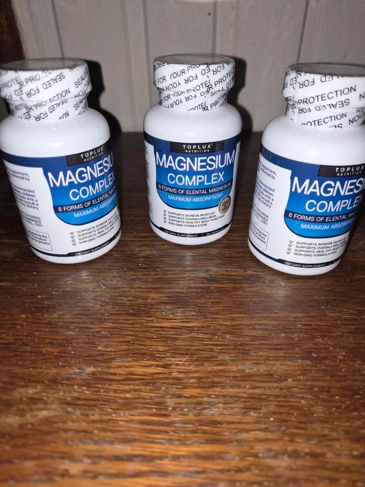 Set van 3 flessen Complex Toplux Nutrition (nieuw), Sport en Fitness, Gezondheidsproducten en Wellness, Nieuw, Ophalen of Verzenden