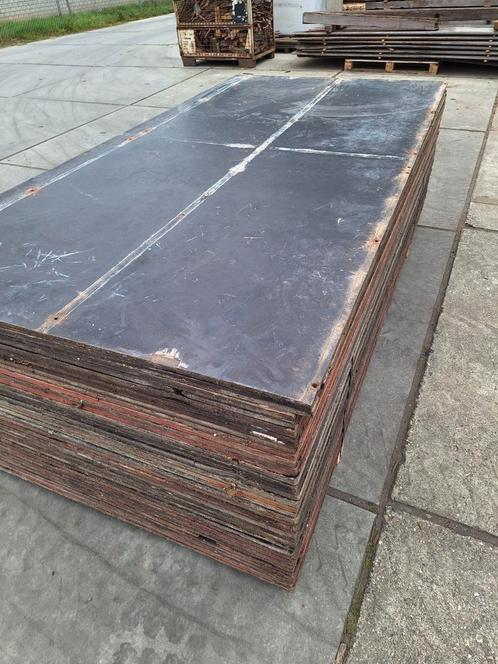 Gebruikte  betonplex  platen  betonmultiplex  18mm, Tuin en Terras, Tegels en Klinkers, Gebruikt, Hout, Ophalen of Verzenden