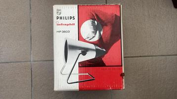 Vintage Philips infraroodlampen 2 stuks, Enlèvement ou Envoi