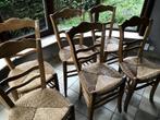 Stoelen, Huis en Inrichting, Riet of Rotan, Gebruikt, Bruin, Vijf, Zes of meer stoelen