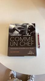 Livre de cuisine larousse Comme un chef écrit en français