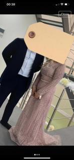 Avondjurk roos met steentjes M, Kleding | Dames, Gelegenheidskleding, Ophalen