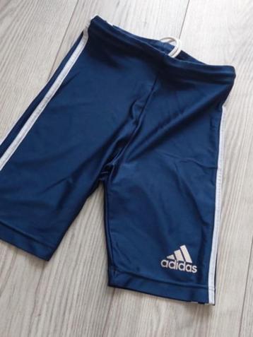 Adidas : donkerblauw korte sportlegging sportbroek , S