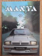 OPEL MANTA 1984 BROCHURE 22 PAGES + FICHE TECHNIQUE TEXTE Fr, Enlèvement ou Envoi, Comme neuf, Opel