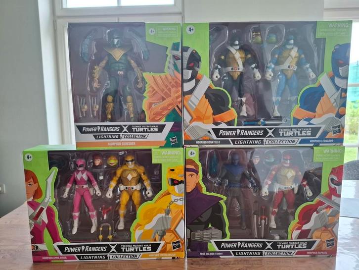 Teenage mutant ninja turtels X Power rangers, Verzamelen, Poppetjes en Figuurtjes, Nieuw, Ophalen