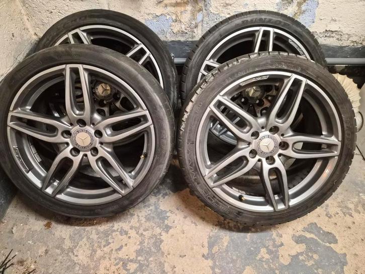 4 véritable jante AMG, Autos : Pièces & Accessoires, Pneus & Jantes, Jante(s), 18 pouces, 225 mm, Enlèvement