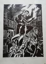 Gravure Frans Masereel, Antiek en Kunst, Kunst | Etsen en Gravures, Ophalen of Verzenden