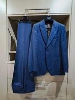 Kostuum Van Gils, Kleding | Heren, Kostuums en vesten, Zo goed als nieuw, Maat 48/50 (M), Blauw, Van Gils