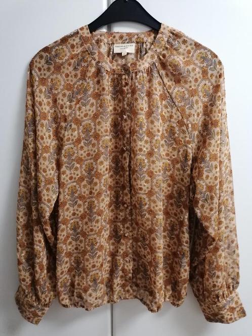 Roestkleurige bloes met lange mouwen van Thelma en Louise,40, Kleding | Dames, Blouses en Tunieken, Zo goed als nieuw, Ophalen of Verzenden