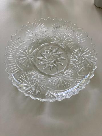 glazen schaal/plateau - goede staat beschikbaar voor biedingen
