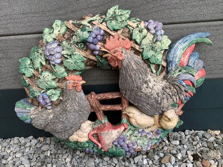 Kippen ... decoratief, ook om op te hangen, Huis en Inrichting, Woonaccessoires | Kransen, Gebruikt, Ophalen