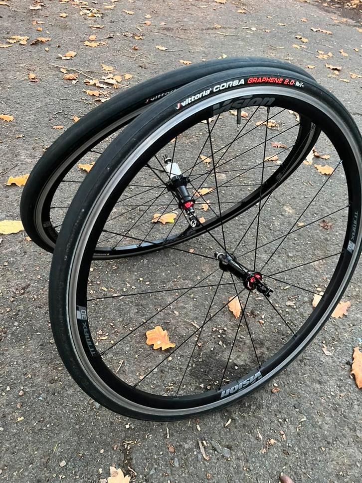 Almost new, Vision Trimax wheelset rim brake, Shimano body, Fietsen en Brommers, Fietsonderdelen, Zo goed als nieuw, Ophalen