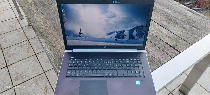 HP Probook 470 G3 17" met windows 11, Computers en Software, Windows Laptops, Gebruikt, 17 inch of meer, SSD, 8 GB, Azerty, Ophalen of Verzenden