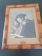 Frans Hals , 2 zingende kinderen met luit en muziek boek in, Antiek en Kunst, Ophalen of Verzenden