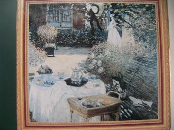Boite en métal Delacre. Représentation impressionniste (?) beschikbaar voor biedingen