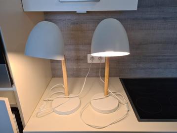 2 x Ikea FRANSALG staande lampen – leeslamp – bureaulamp beschikbaar voor biedingen