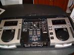 2 x Pioneer CDJ-100S + Denon DN-X120 + Denon-tas, Muziek en Instrumenten, Dj-sets en Draaitafels, Ophalen, Gebruikt, Dj-set, Denon